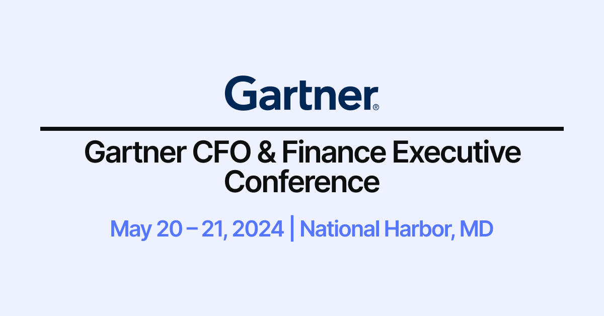 Gartner CFO Finance Executive Conference