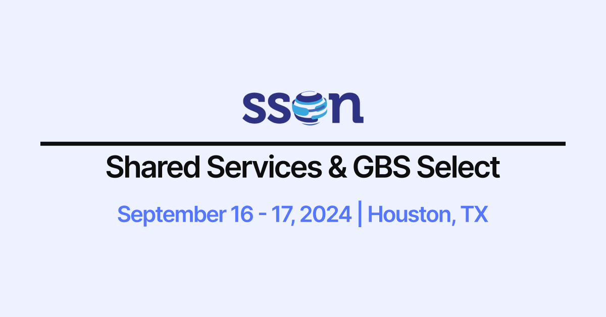 SSON Shared Services & GBS Select 2