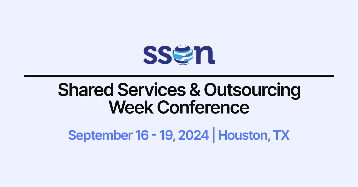 SSON Shared Services & Outsourcing Week Conference