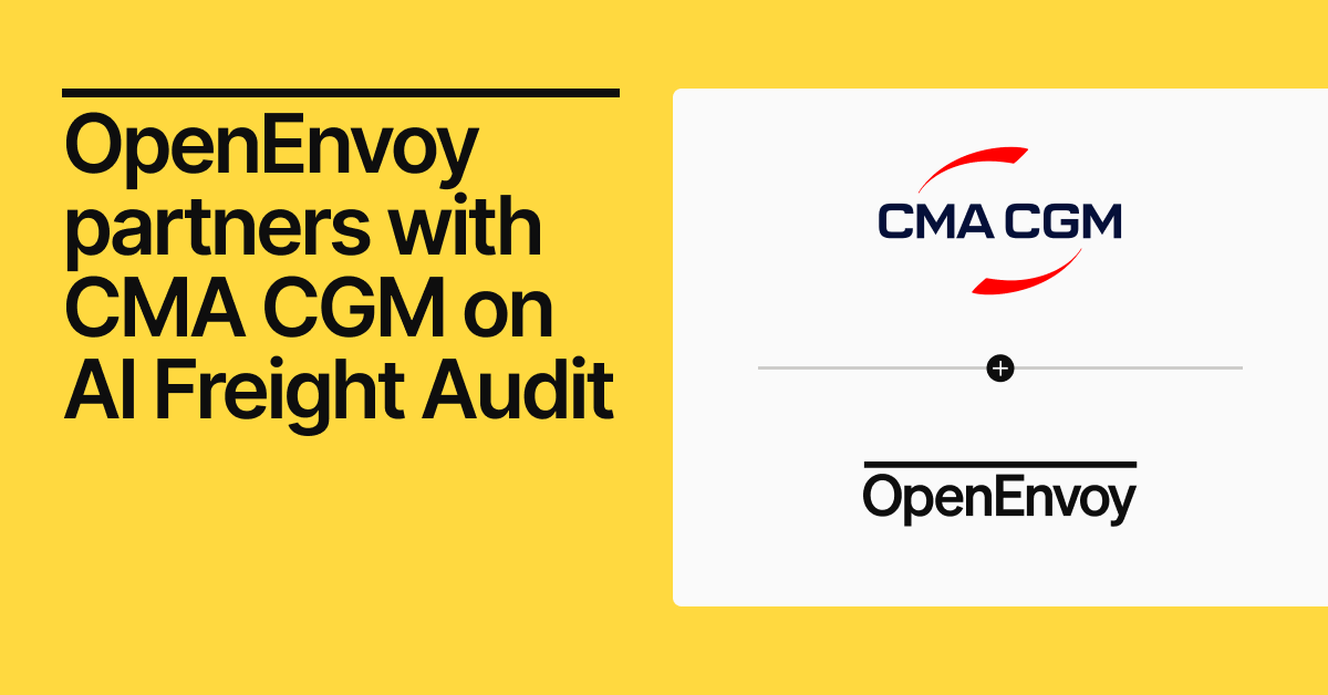 OpenEnvoy Partners with CMA CGM on AI Freight Audit
