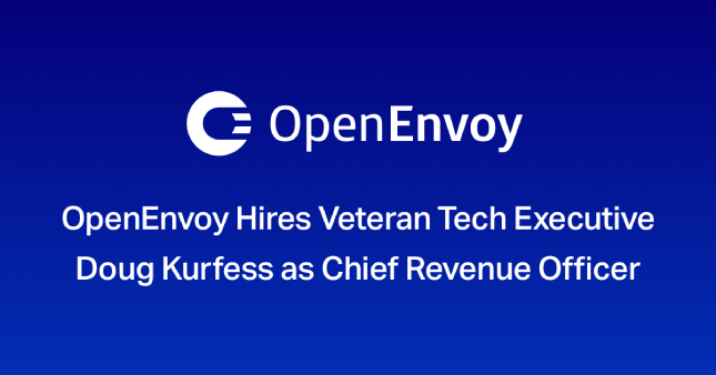OpenEnvoy Hires Veteran Tech Executive Doug Kurfess as CRO